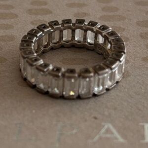 Silpada Silver and Clear Gemstone Ring